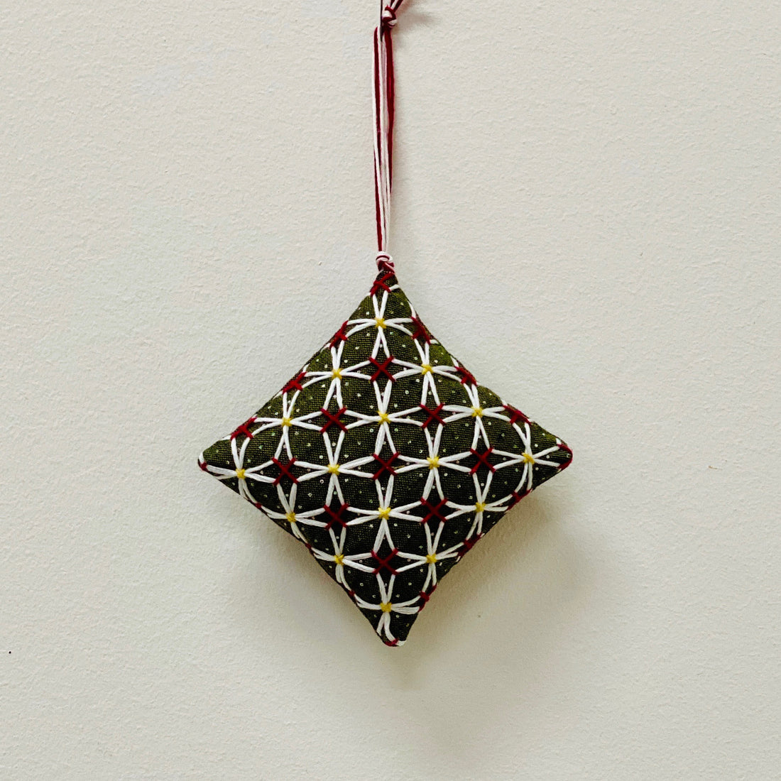 Sashiko Ornament Kit, Set of 5