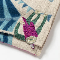 Pocket-Sized Sashiko Kit - Circus Sloth