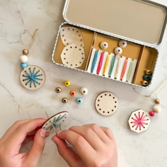 Snowflake Ornaments DIY Kit – Brooklyn Haberdashery
