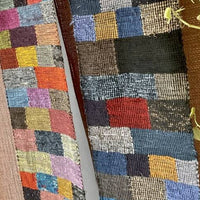 Handwoven Sakiori - Mosaic of Light & Dark