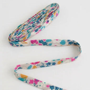 Double Fold Bias Tape 1/2" - Bright Floral