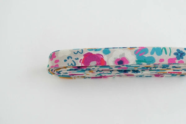 Double Fold Bias Tape 1/2" - Bright Floral