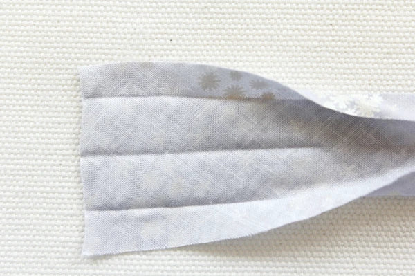 Double Fold Bias Tape 1/2"  - Blue Floral