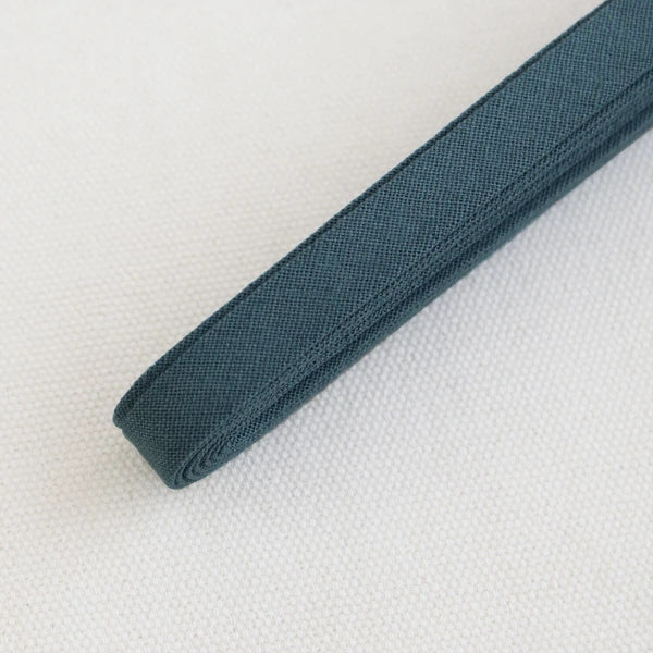 Linen Bias Tape - Blue Stone 1/2"