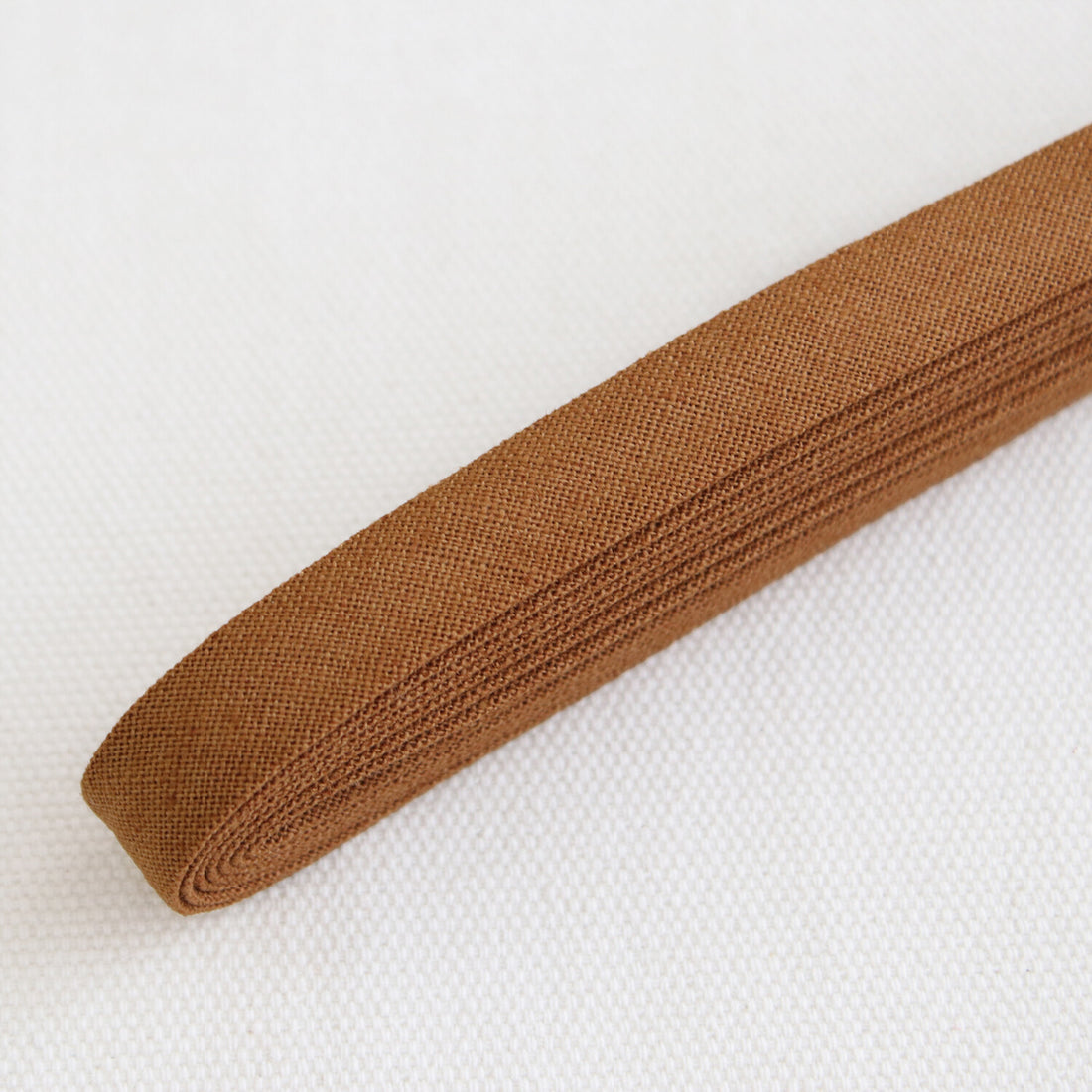 Linen Bias Tape 1/2" - Cinnamon Brown