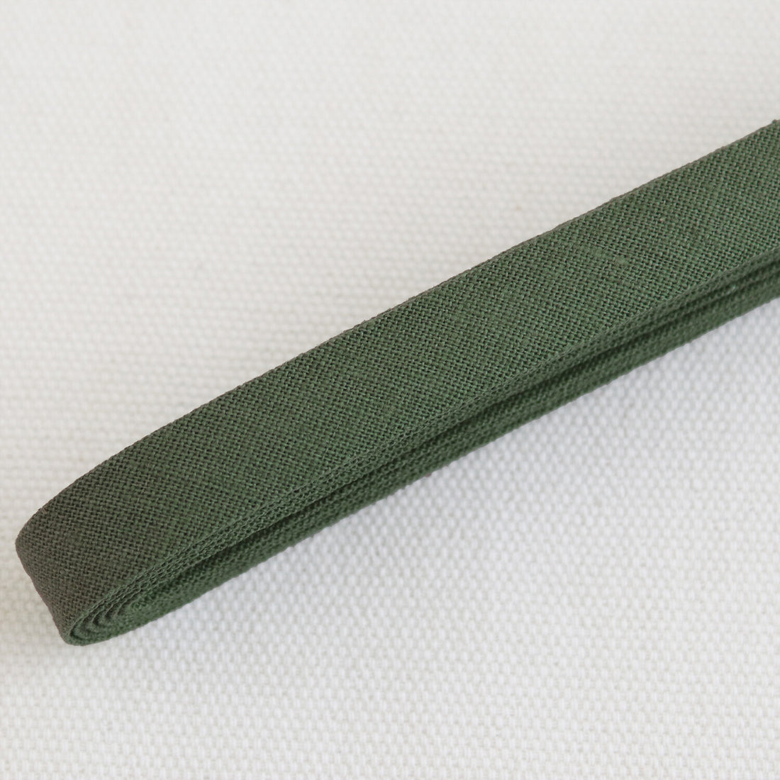 Linen Bias Tape 1/2" - Forest Green