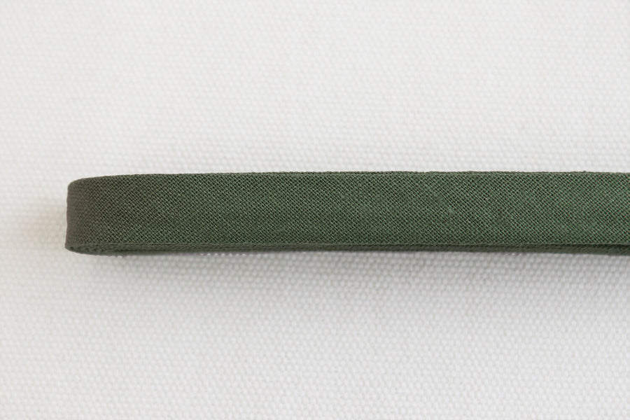 Linen Bias Tape 1/2" - Forest Green