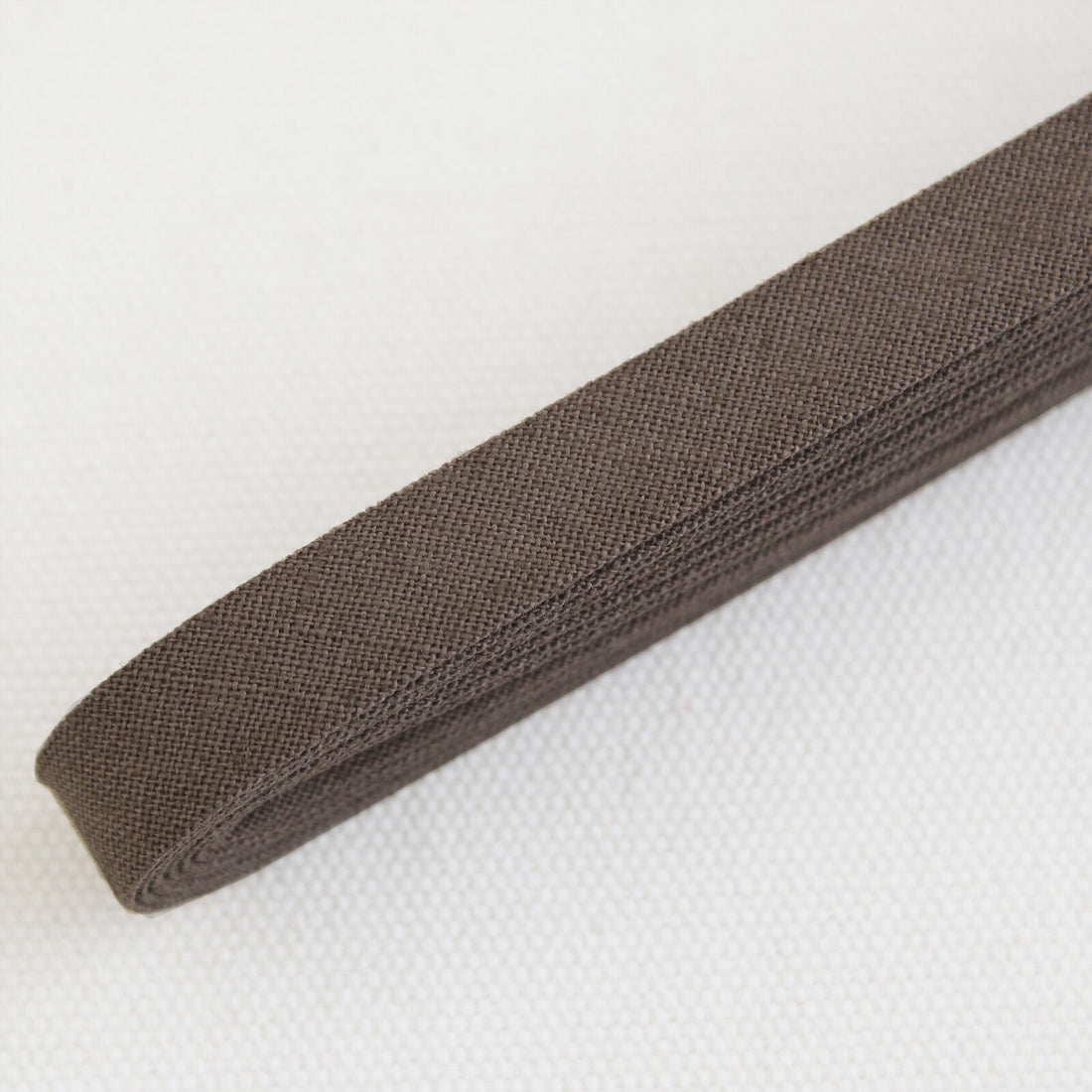 Linen Bias Tape 1/2" - Wood Brown