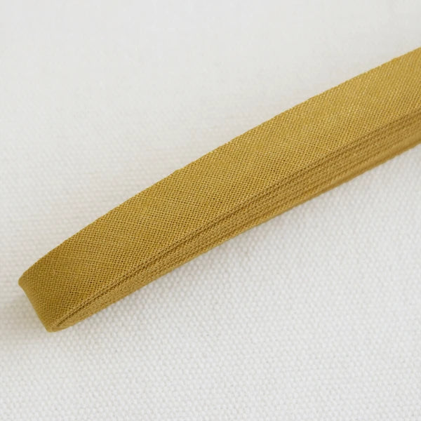 Linen Bias Tape 1/2" - Mustard Yellow