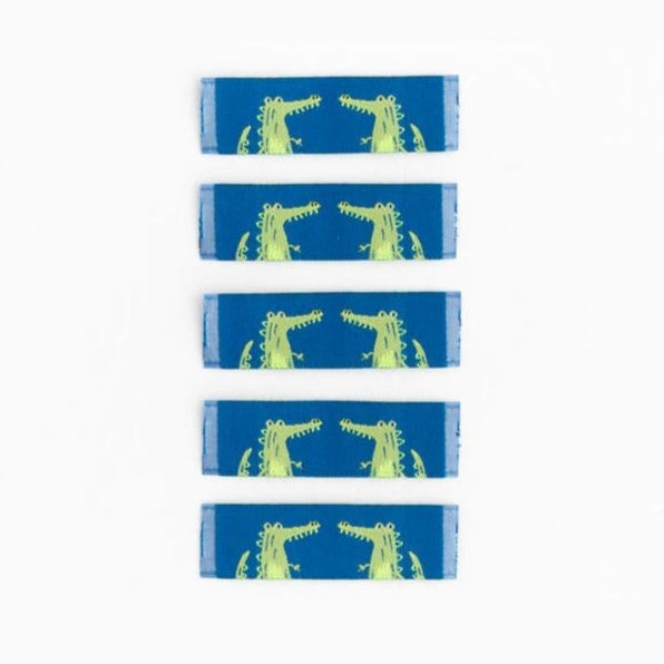 Woven Label Tags - Crocodile