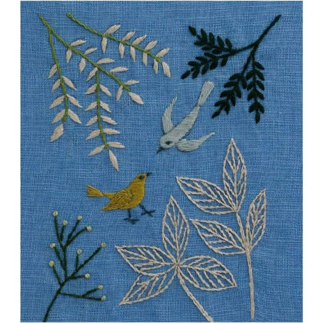 Spring Birds Embroidery Kit by Alice Makabe