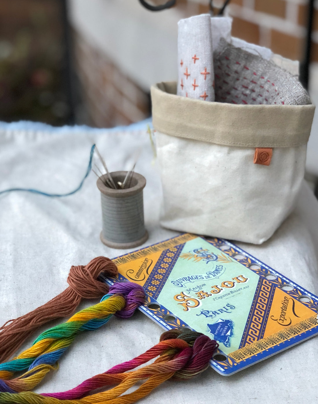 Thread Organizer - Gold + Blue