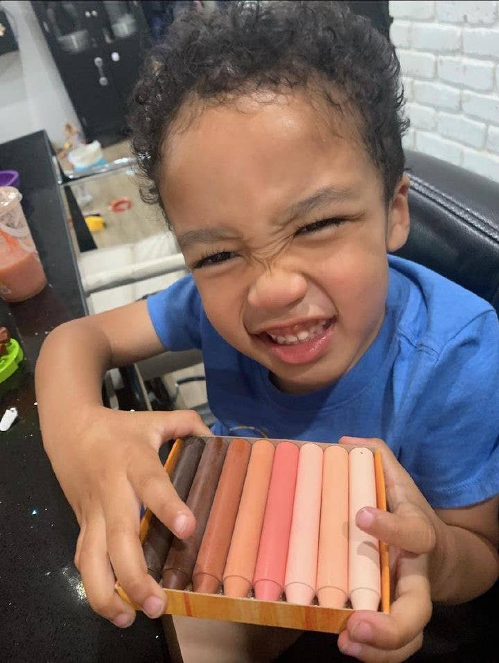 Skin Tones Beeswax Crayons - for fabric or paper