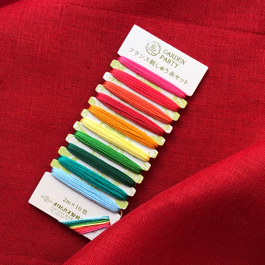 Garden Embroidery Floss Set - Tropical