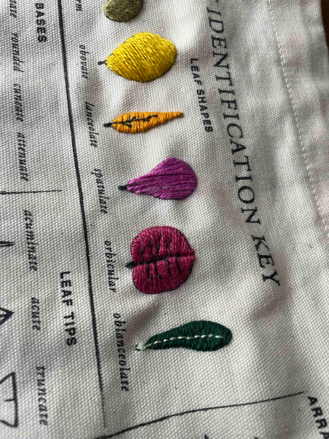 Foraging Tote Embroidery Kit