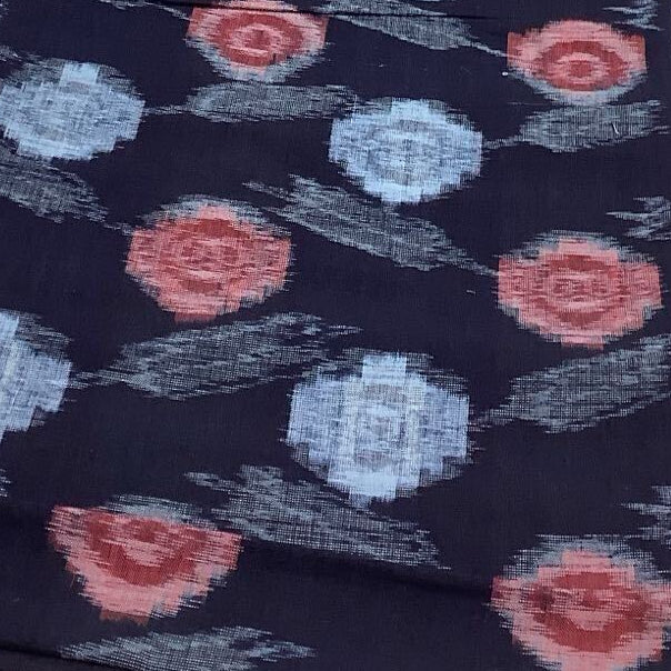 Kurume Kasuri – Indigo with Red Bull’s Eye