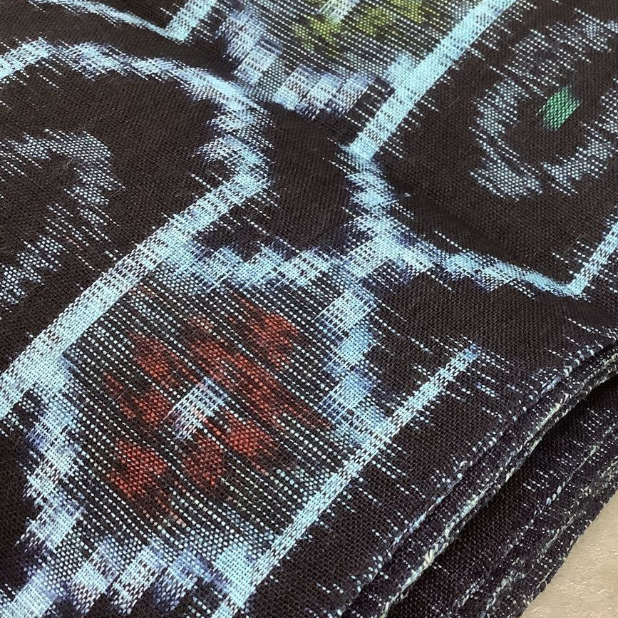 Vintage Bingo Cotton Kasuri – Olive Tortoiseshell