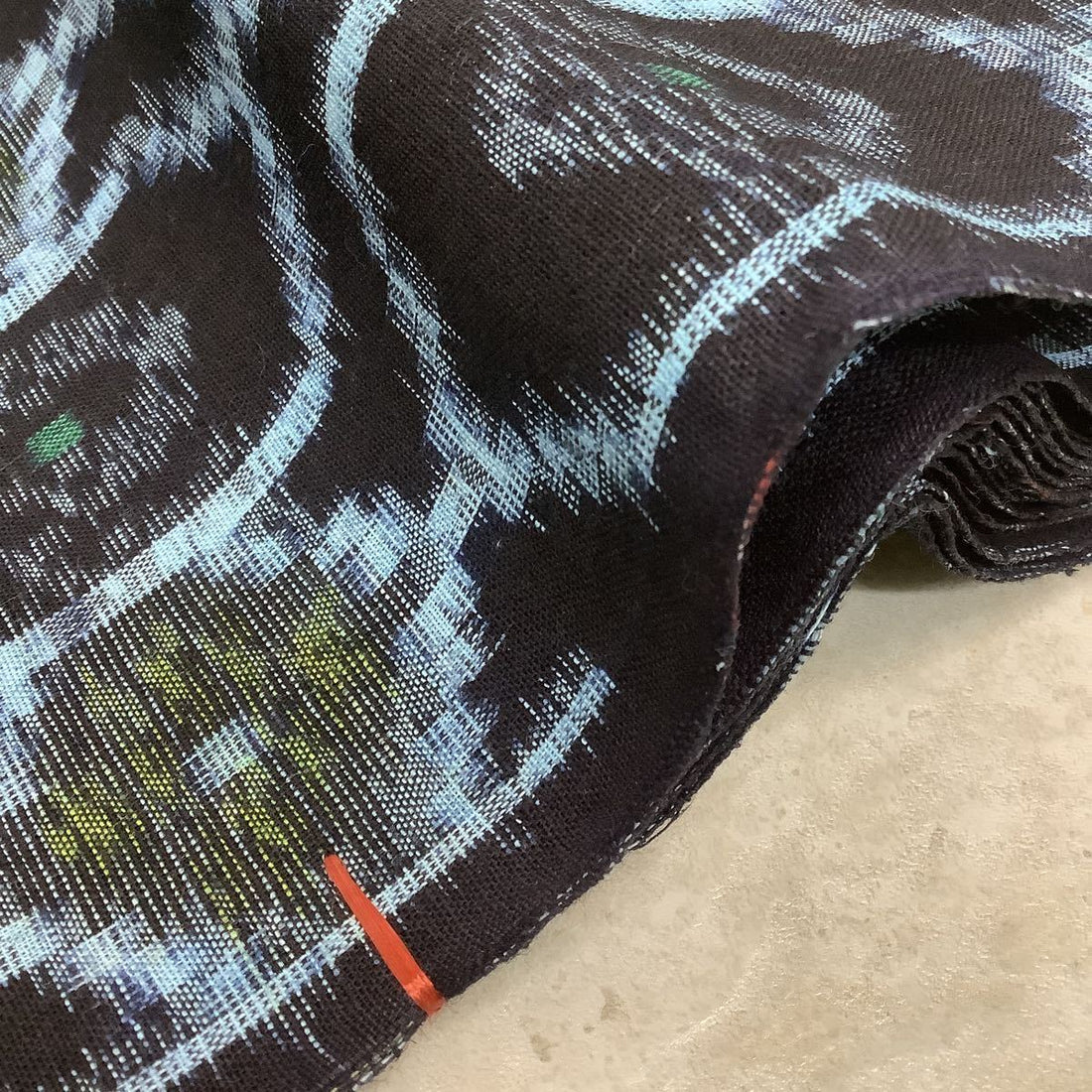 Vintage Bingo Cotton Kasuri – Olive Tortoiseshell