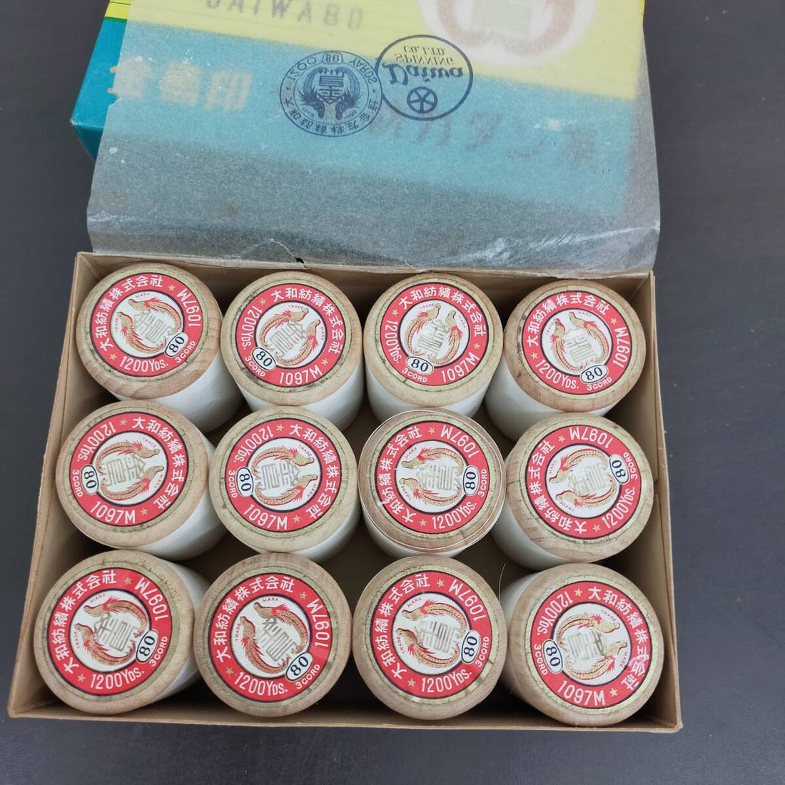 Vintage Daiwabo Sewing Thread – White 1000m