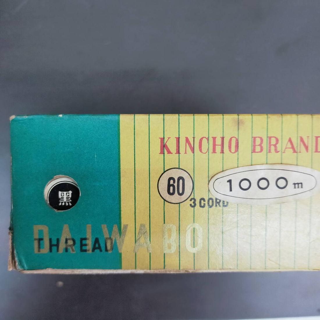 Vintage Daiwabo Sewing Thread – Black 1000m