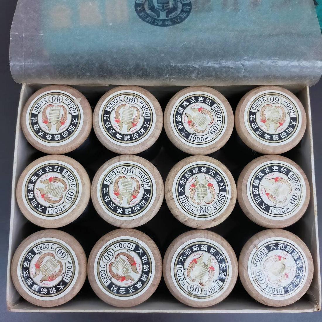 Vintage Daiwabo Sewing Thread – Black 1000m