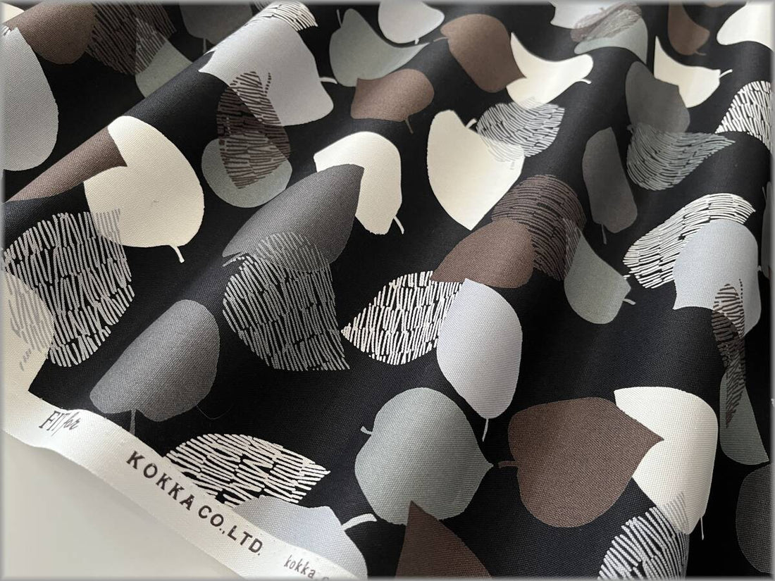 Leaf Cotton Oxford - Black