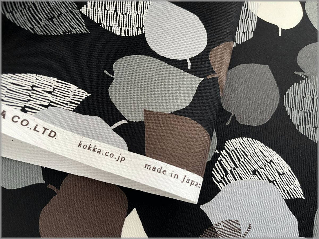 Leaf Cotton Oxford - Black