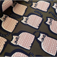 Cat Cotton Twill - Olive