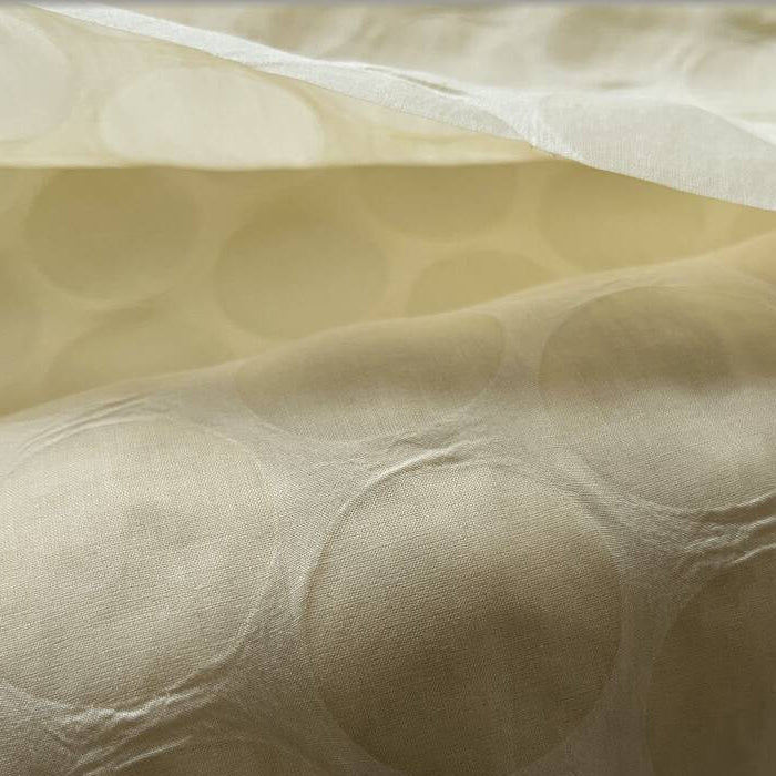 Polka Dot 80ct Cotton Lawn, Cream