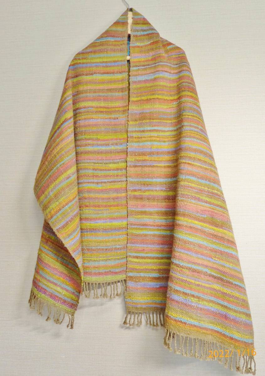 Indian Summer Sakiori Handwoven Shawl