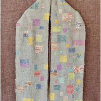 Rainbow Fragments Sakiori Handwoven Scarf