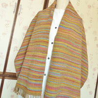 Indian Summer Sakiori Handwoven Shawl