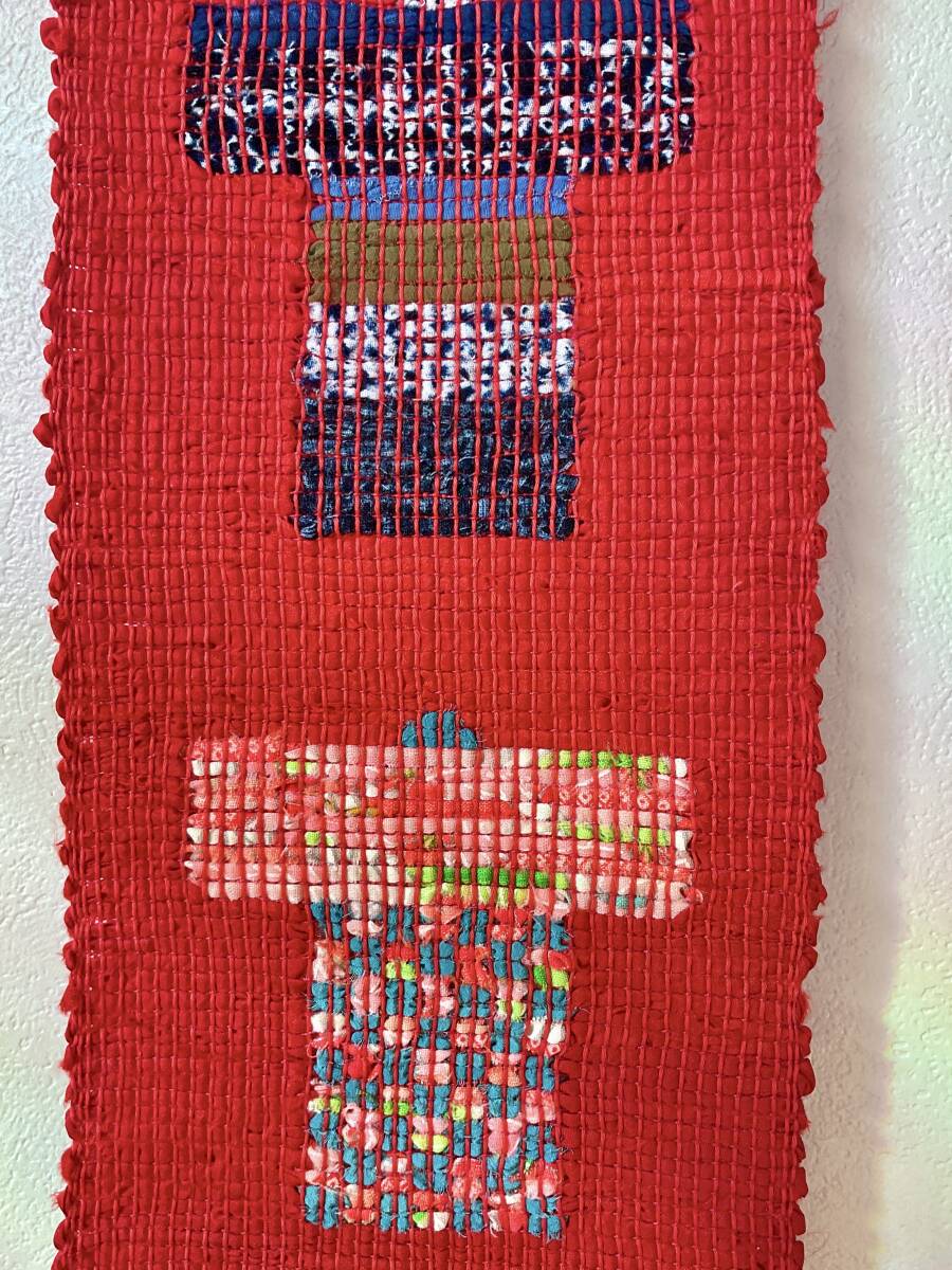 Four Kosode Sakiori Handwoven Tapestry