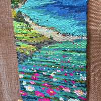 Sea Breeze Sakiori Handwoven Wall Hanging