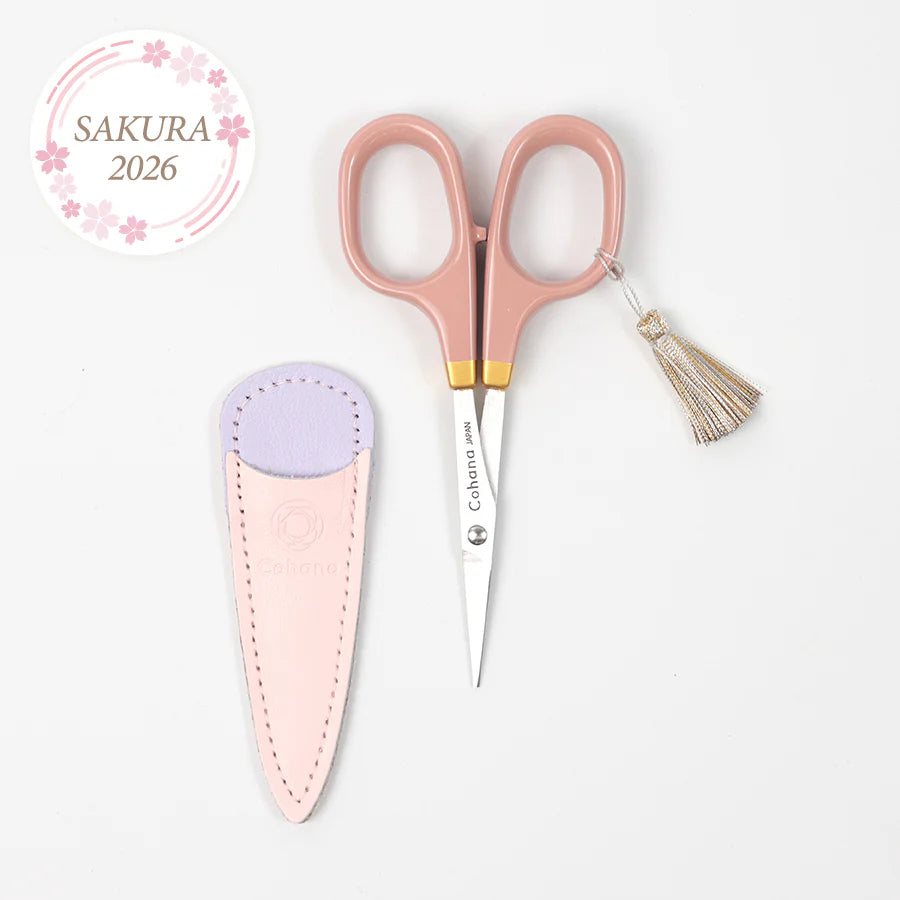 Fine Scissors with Pink & Gold Lacquer - Sakura Limited Edition