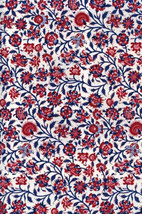 Sajou Bias Binding, Indienne Red/Blue