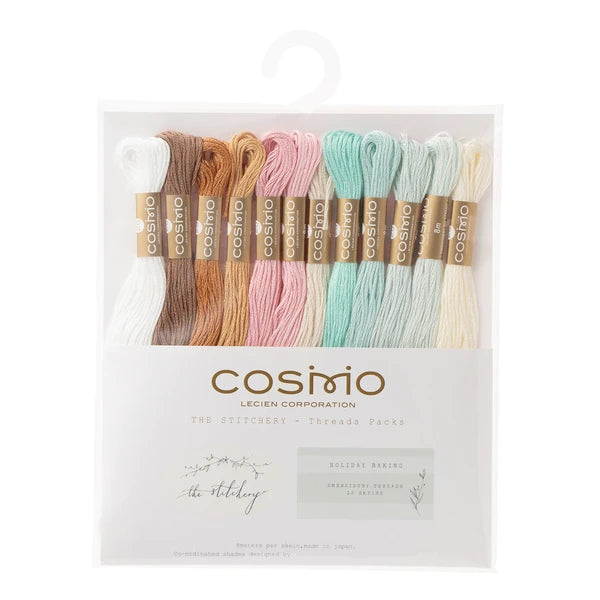 Cosmo Embroidery Thread, Pastel Baking