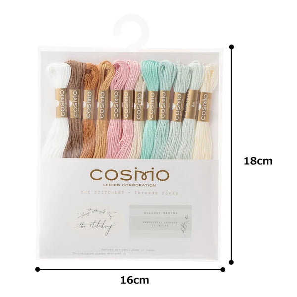 Cosmo Embroidery Thread, Pastel Baking