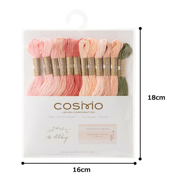Embroidery Thread Pack - Peaches & Cream
