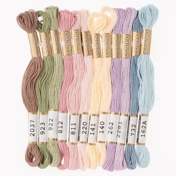 Embroidery Thread Pack - Spring Flower Basket