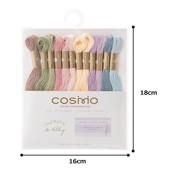 Embroidery Thread Pack - Spring Flower Basket