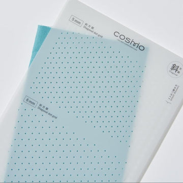 Sashiko Template, Diagonal Grid - 7mm + 8mm