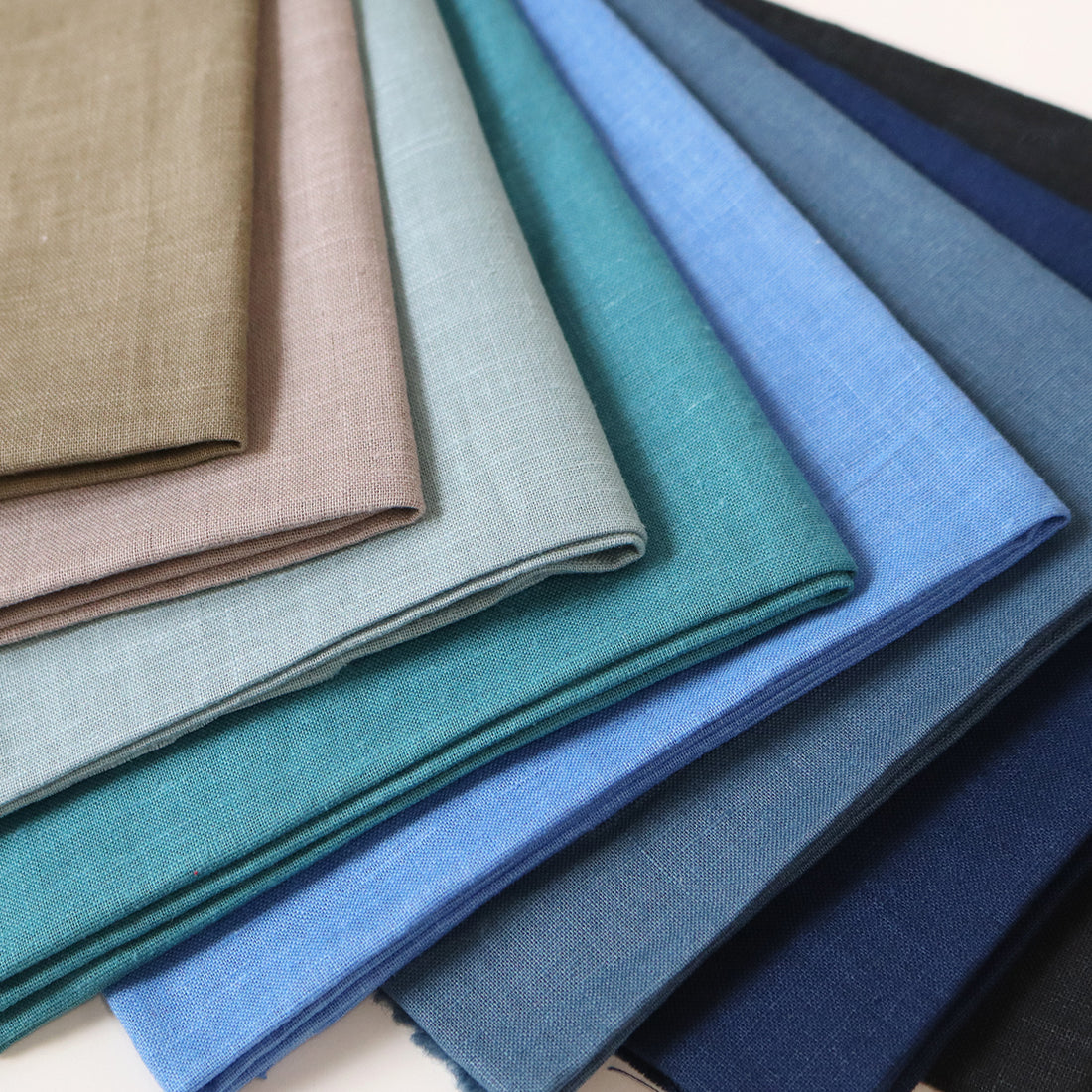 Linen Embroidery Cloth, Antique Rose