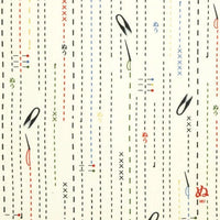 Nu Stitch Tenugui Hand Towel, Iroha Hankachi Series