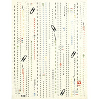 Nu Stitch Tenugui Hand Towel, Iroha Hankachi Series