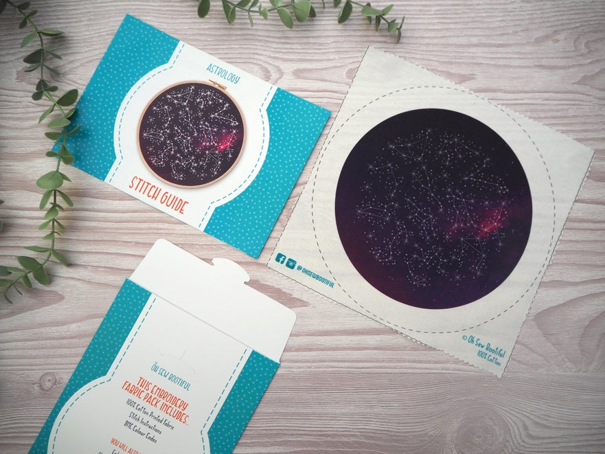 Astrology Embroidery Cloth