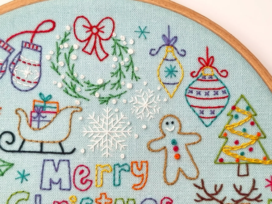 Advent & Christmas Embroidery Cloth