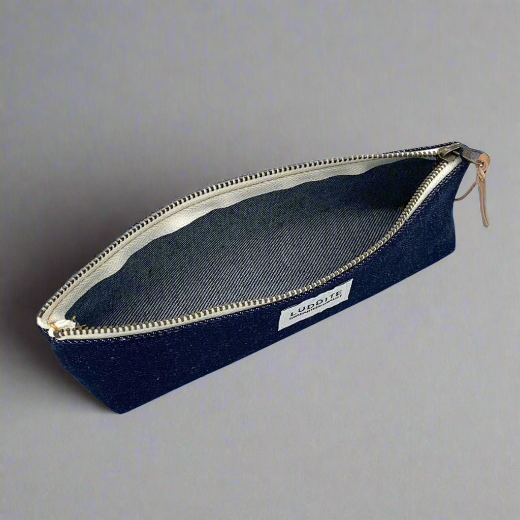 Okayama Denim Boat  Pouch - Solid Twill