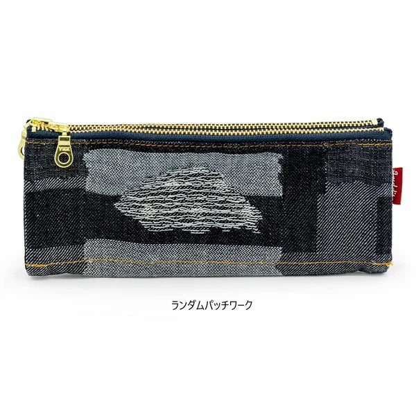 Okayama Denim Folding Case - Patchwork Mosaic