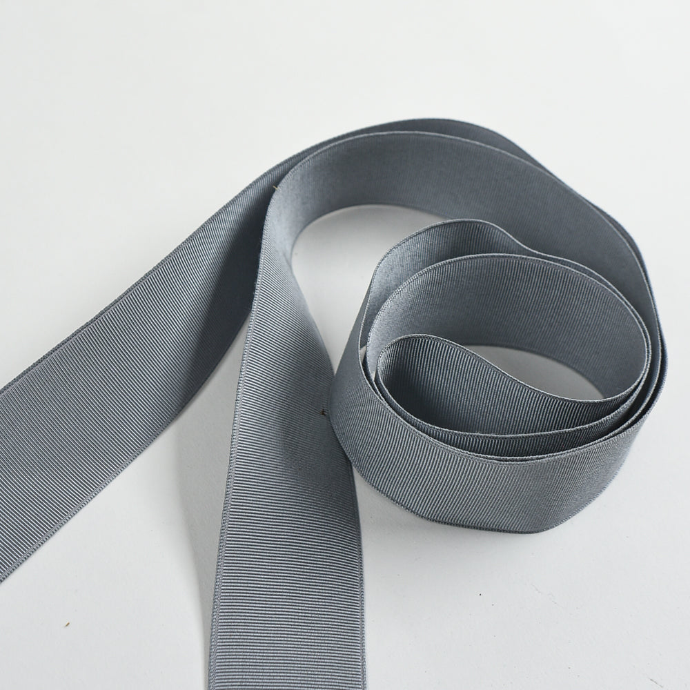Pearl Gray Rayon Grosgrain Ribbon 1-3/4" - 50yd Roll
